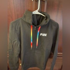 Women’s Pink blinged hoodie.